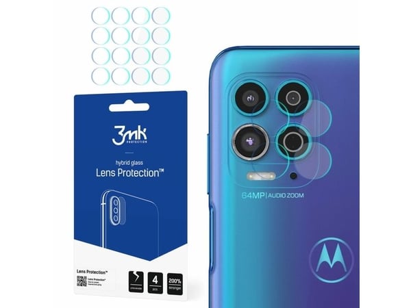 3MK hybridglass til kamerablad 3MK Lens Protection Motorola Moto G100 5G [4-pakning]