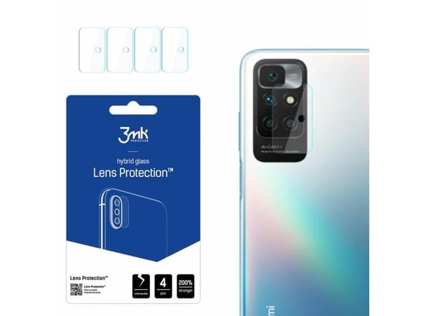 3MK Hybridglass for kameralinse 3MK Lens Protection Redmi 10 [4 PACK]