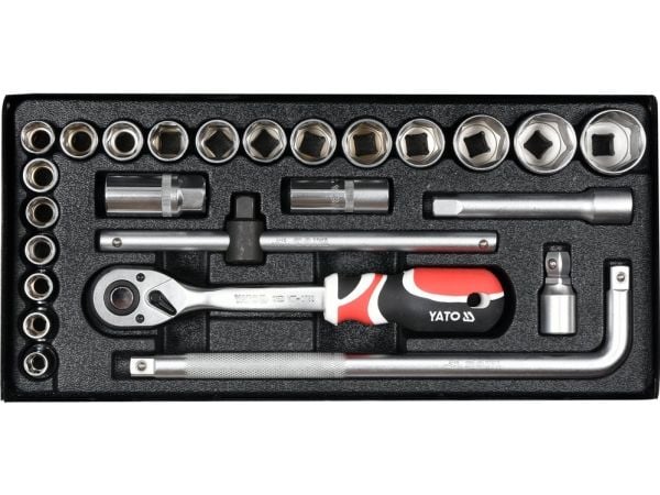 YATO NØKKEL 1/2" 25 stk. 12671