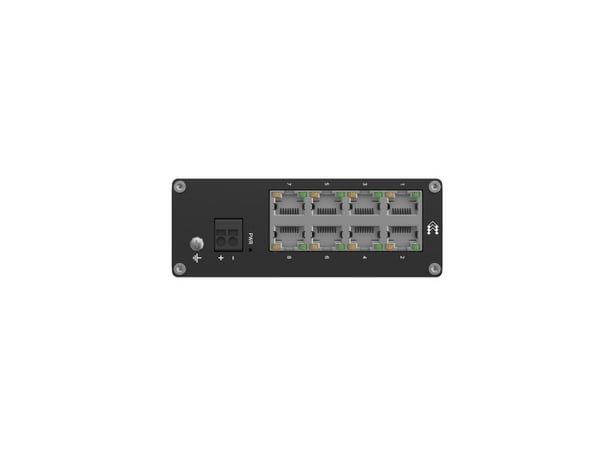 Teltonika TSW030 - Switch - ikke-styrt - 8 x 10/100 - DIN-skinnemonterbar