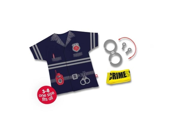 SES Creative Petits Pretenders Dress up costume police, Politi, 3 år