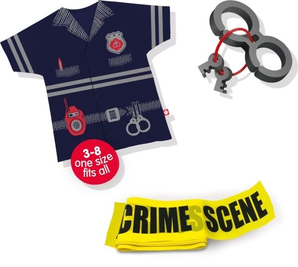 SES Creative Petits Pretenders Dress up costume police, Politi, 3 år