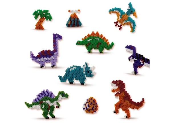 SES Creative Beedz 06202, 5 år, gutt/jente, barn, dinosaur, papp, flerfarget