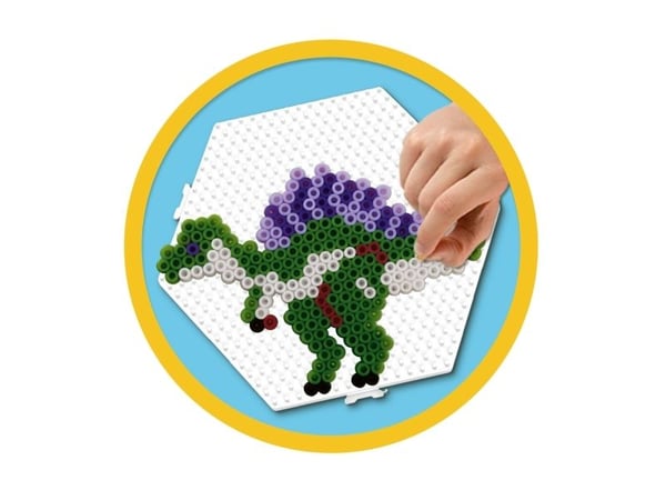 SES Creative Beedz 06202, 5 år, gutt/jente, barn, dinosaur, papp, flerfarget