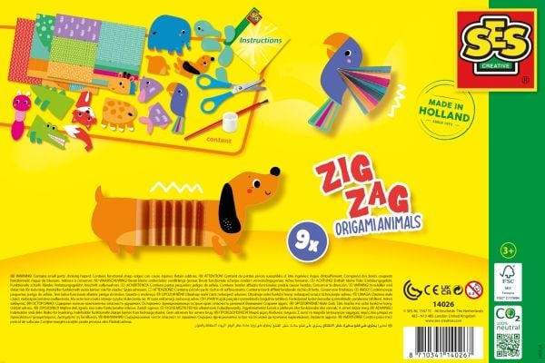 SES SES SES Origami sikksakkdyr 14026 40267
