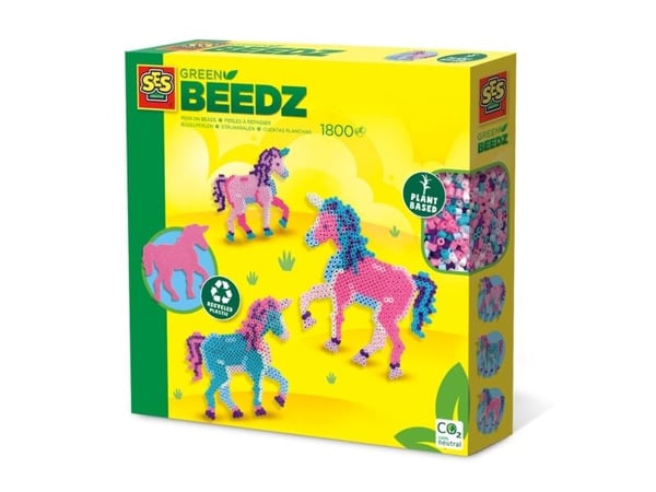 SES Creative Beedz 06406, 5 år, Jente, Barn, Unicorn, Flerfarget, 1800 stykker