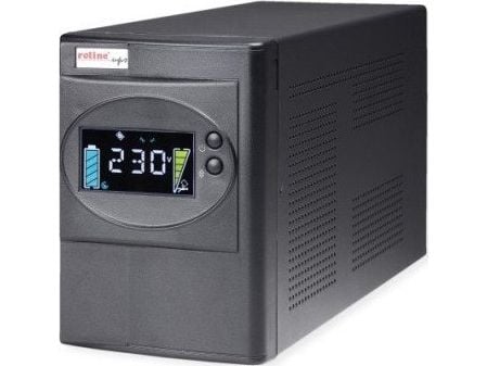 ROLINE LineSecure III 1500 Tower, Linje-Interactive, 1,5 kVA, 1200 W, Ren sinus, 100 V, 240 V