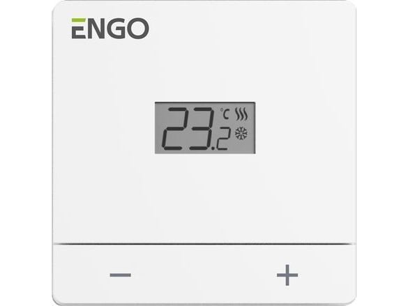 Engo Kablet temperaturregulator, hvit, nettstrøm 230V EASY230W