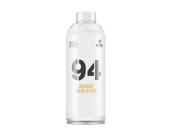 Montana vattenbaserad aerosolfärg vit 0,4 ml