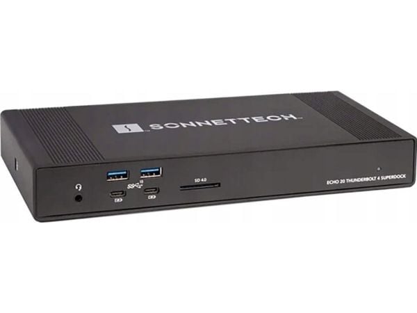 Sonnet Echo 20 SuperDock - Dokkingstasjon - USB4 / Thunderbolt 4 - HDMI, Thunderbolt - 2.5GbE