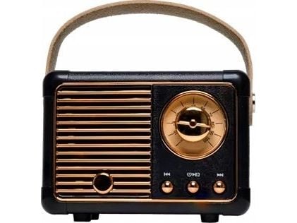 Denver BTP-203B Mini BT-kaiutin retro design musta