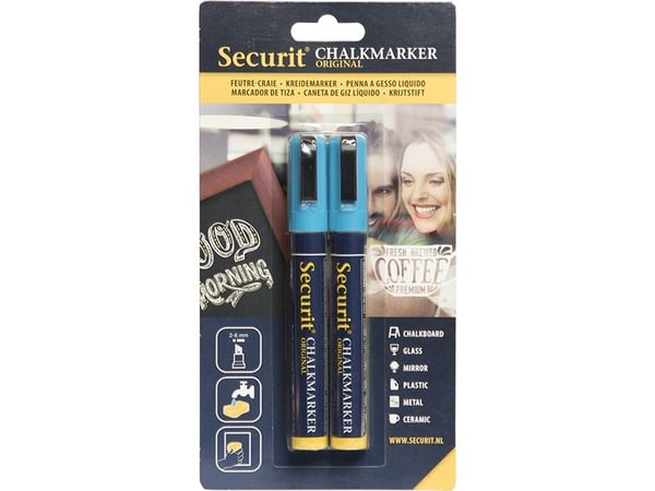 Securit BL-SMA510-BU, Blå, Stifthylsa, 2 styck