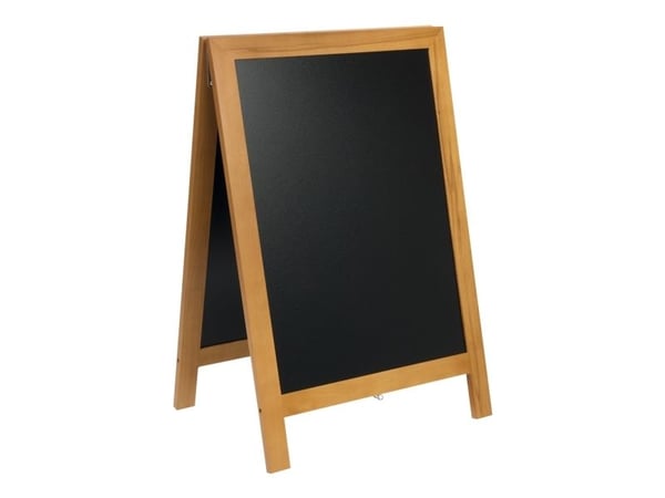 Gadeskilt Securit® Deluxe 55x85 cm teak farvet