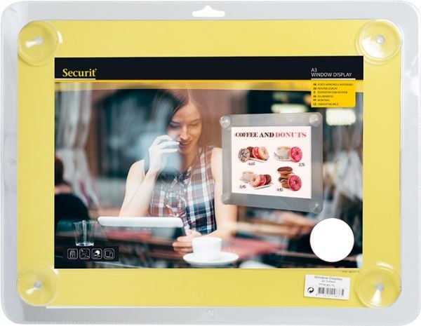 Securit PFW-A3-YE, Plastikk, Bærbar