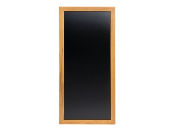 Securit® lang tavle af gummitræ i teak (M)