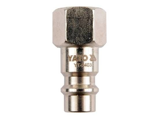 Yato YT-2403, nikkeli, nikkeli, teräs, sisäkierre, 1/4", 1 kpl