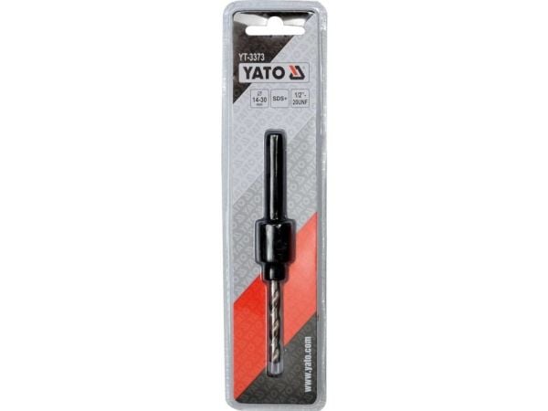 Yato YT-3373, Bor hullsag, Hullsagholder, 1,25 cm, SDS Plus, Sort, Sølv, 1 stykker