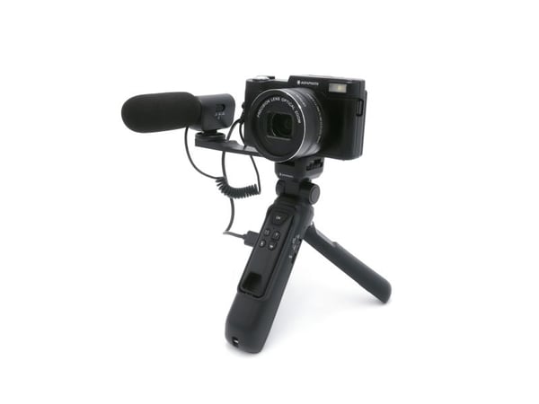 AgfaPhoto Realishot VLG-4K, 24 MP, CMOS, 5x, 4K Ultra HD, 980 g, Svart