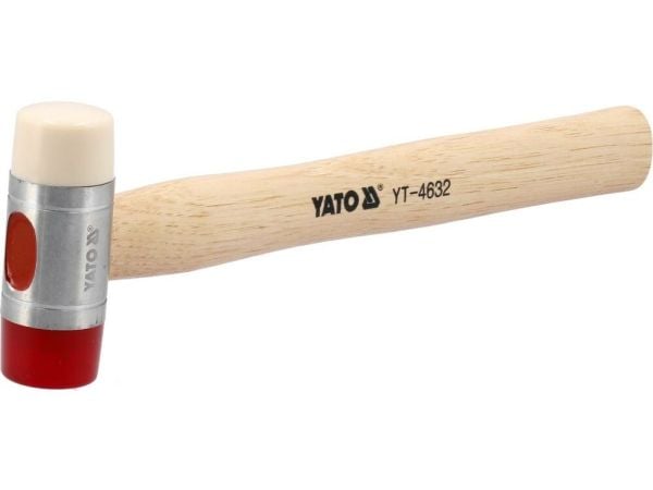 YATO PU-NYLON HÅNDTAK HAMMER 35mm, HIKORE HÅNDTAK 4632
