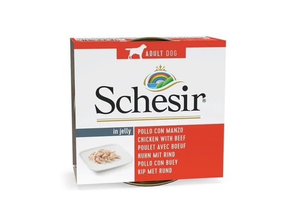 Schesir Gelé med kylling og oksekjøtt - 150 g