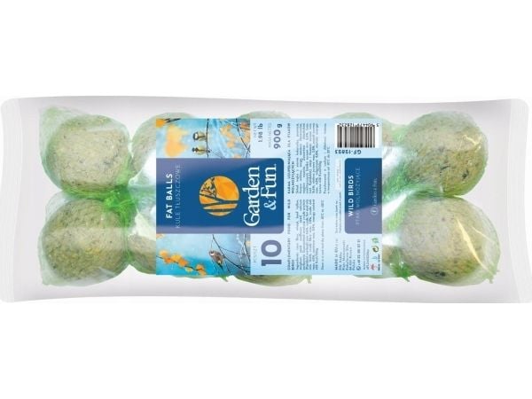 Garden&Fun fettkuler 90 g/stk, 10 stk/forp. 16 forp/kartong