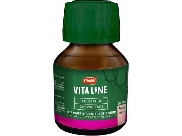 Vitapol Vitaline gjæringsmiddel for eksotiske fugler 50 ml Vitapol Vitaline gjæringsmiddel for eksotiske fugler 50 ml