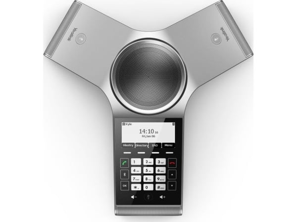 Yealink CP930W - VoIP-konferansesystem - med Bluetooth-grensesnitt - IP-DECT - 8-veis anropskapasitet - SIP, SIP v2, SRTP - Romsølv