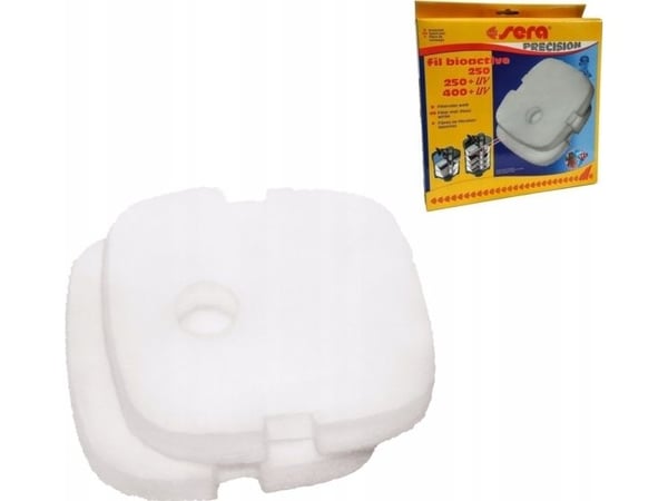 Sera filterull hvit til Fil 250, 250 + UV, 400 + UV (2 stk.)