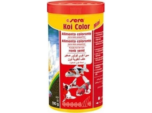 Sera Koi Color Mini 1.000 ml, granulat – fôr til koi