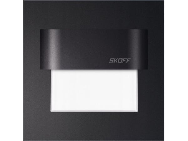 LED-armatur TANGO LED-lys 230V AC 0,8W IP20 3000K varmhvit svart matte MA-TAN-D-H