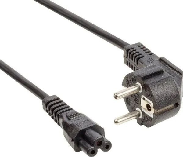 Strømkabel PremiumCord 230V til laptop 1 m, Schuko - C5