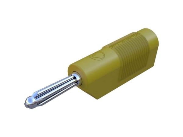 SKS Hirschmann BSB 20 K Bananplugg Plugg, rett Pinnediameter: 4 mm Gul 1 stk