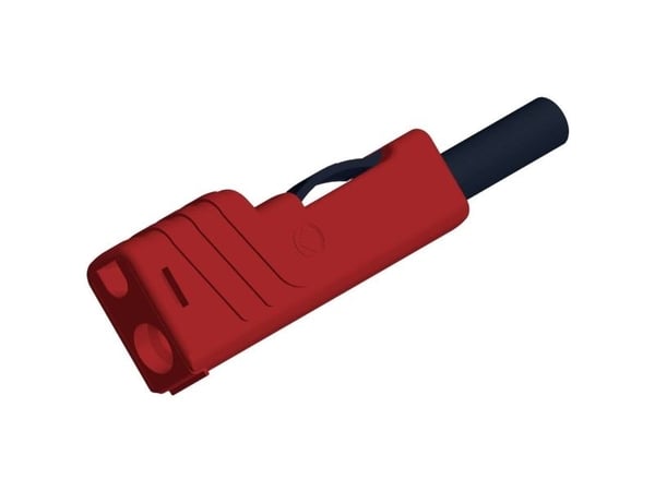 Hirschmann Test & Measurement SLS 200 Laboratoriestik Stik, lige Stift-diameter: 4 mm Rød 1 stk