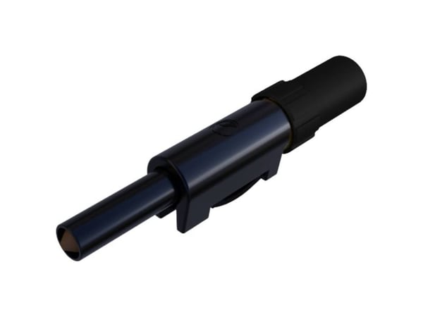 Hirschmann 931825100, mittausanturi, musta, polyoksimetyleeni (POM), 1,5 mm², -25–70 °C, 60 V