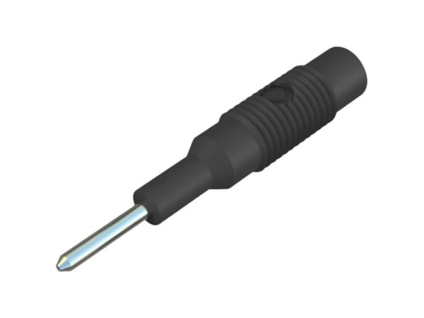 Hirschmann Test & Measurement MZS 2 Overgangsstik Stik 2 mm - Bøsning 4 mm Sort 1 stk