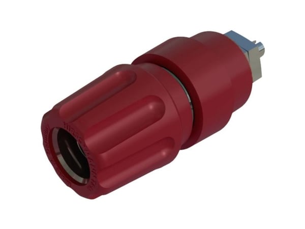 Hirschmann Test & Measurement PKNI 10 B Polklemme Rød 63 A 1 stk