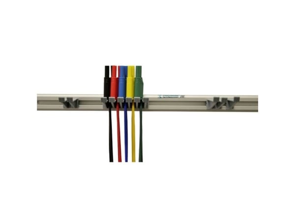 SKS Hirschmann PMS 4 S LMLH Turvatestausjohtosarja [Lamellipistoke 4 mm - Lamellipistoke 4 mm] 1,00 m Punainen 1 kpl 1 kpl