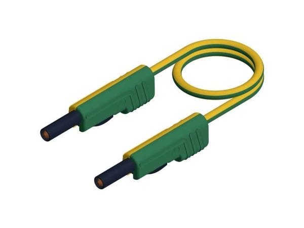 Hirschmann 973646188, Testsond, Svart, Grön, Gul, Polyvinylklorid (PVC), 1 mm ², -15 - 70 ° C, 30 V