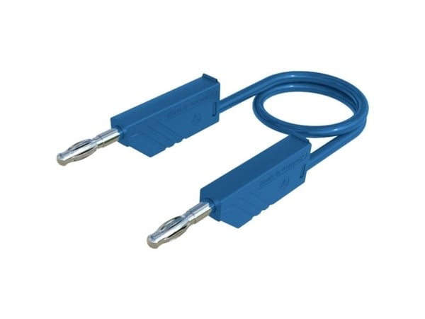 Hirschmann 934063102, Testausanturi, Sininen, Polyvinyylikloridi (PVC), 2.5 mm², -15 - 70 °C, 60 V