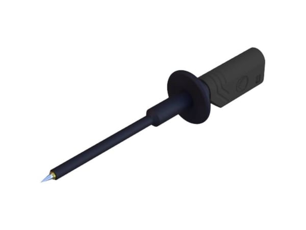 Hirschmann Test & Measurement PRUEF 1600 Au sw Sikkerhedstestspids Stikforbindelse 2 mm CAT III 1000 V Sort 1 stk