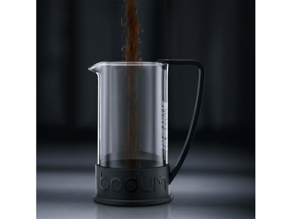 BODUM Brazil - Fransk press - Storlek 11.3 x 7.9 cm - Höjd 16 cm - 0.35 L - svart
