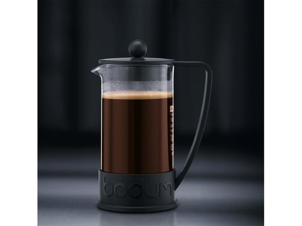 BODUM Brazil - Fransk press - Storlek 11.3 x 7.9 cm - Höjd 16 cm - 0.35 L - svart
