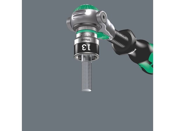 Wera 05003718001, Stikkontakt, 1/4", Metrisk, 1 hoder, 4.5 mm, Kromvanadiumstål