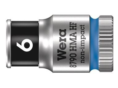 Wera 05003721001, Pistorasia, 1/4", Metrinen, 1 pää(t), 6 mm, Kromivanadiini-teräs