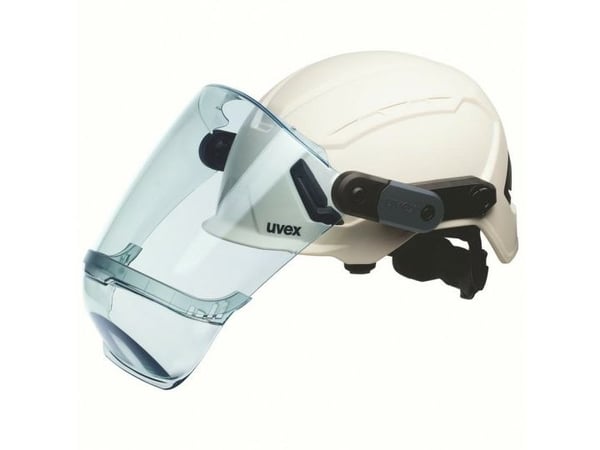 Uvex 9916003, Visor, musta, Muovi, Polykarbonaatti (PC)