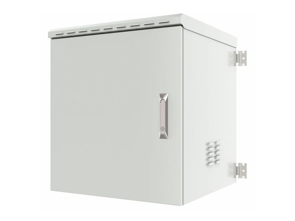 Lanview by Logon - Rack skap - 60 x 60 - veggmonterbar - hvit, RAL 7035 - 12U - 19"