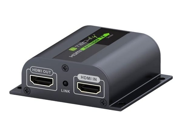 TECHly HDMI Extender with IR on Cat. 6 Cable - Sender og mottaker - video/lyd/infrarød-utvider - opp til 60 m