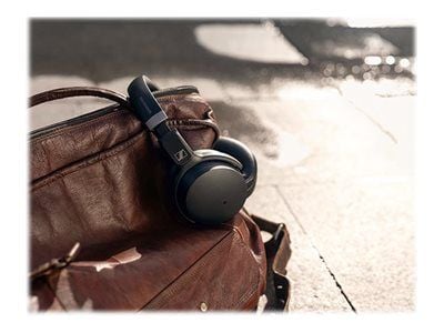 Sennheiser HD 450BT - Hodetelefoner med mikrofon - full størrelse - Bluetooth - trådløs - aktiv støydemping - svart