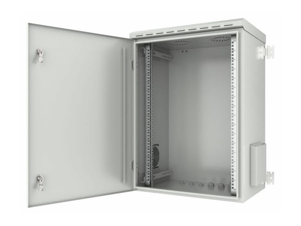 Lanview by Logon - Rack skap - 60 x 45 - veggmonterbar - hvit, RAL 7035 - 16U - 19"
