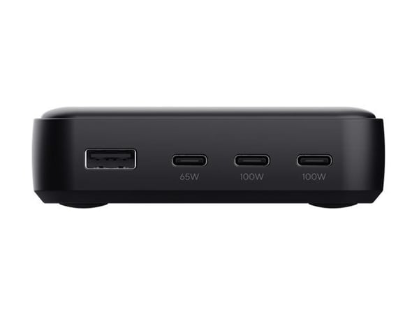 Trust Maxo - Strømadapter - 100 watt - 5 A - Power Delivery 3.0 + PPS - 4 utgangskontakter (3 x USB-C, USB) - svart - Europa